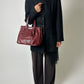 Stand-up collar blazer | Black