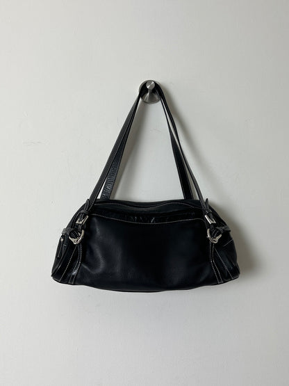 Leather shoulder bag | Black