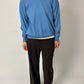 Wool blend v-neck sweater | Light Blue