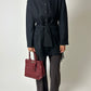 Stand-up collar blazer | Black