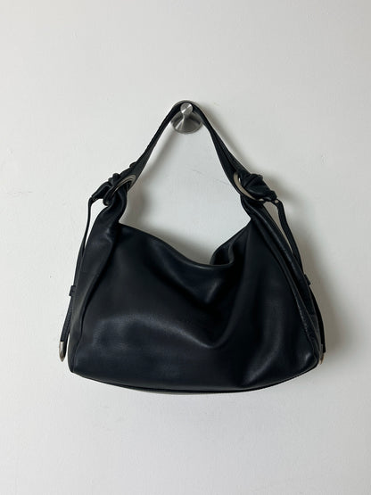 Leather shoulder bag | Black