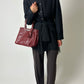 Stand-up collar blazer | Black