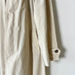 Long Mac coat | Soft ecru