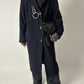 Long wool coat | Dark blue