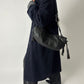 Long wool coat | Dark blue