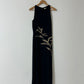 Long sheer dress | Black