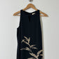 Long sheer dress | Black