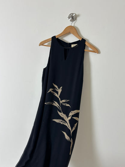 Long sheer dress | Black