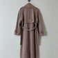 Long trench coat | Powder beige