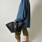 Leather shoulder bag | Black
