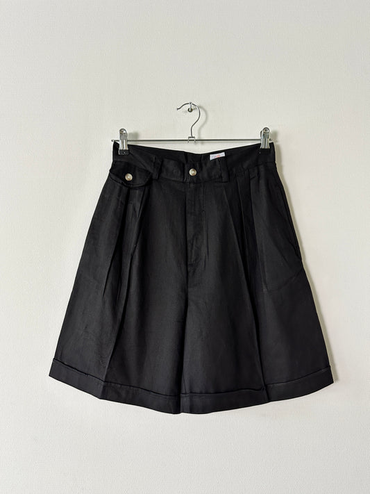 High waist shorts | Black