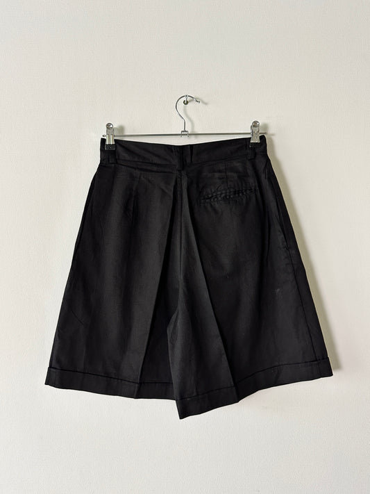 High waist shorts | Black