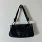 Leather shoulder bag | Black