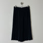 pleated culotte | Black