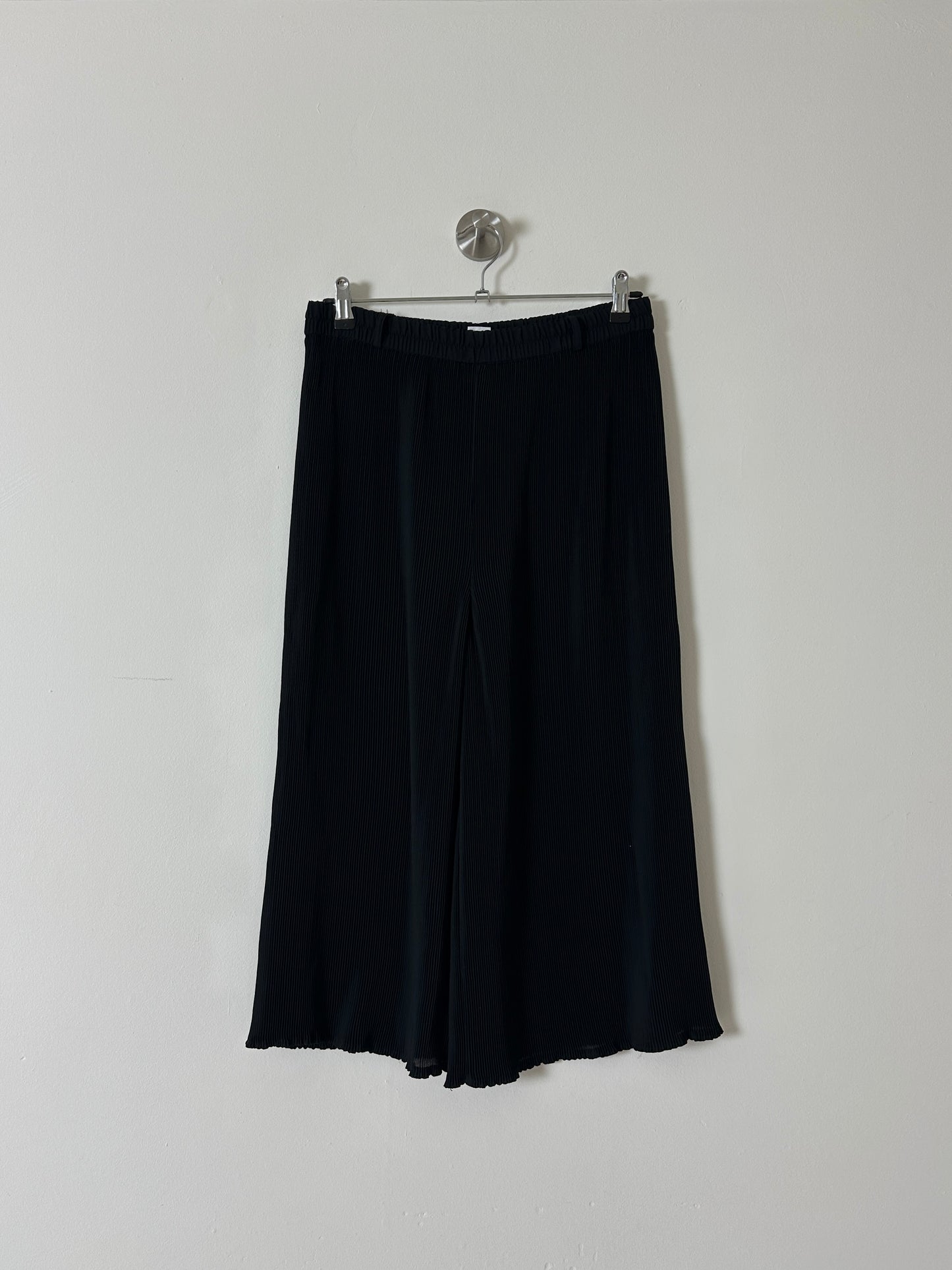 pleated culotte | Black