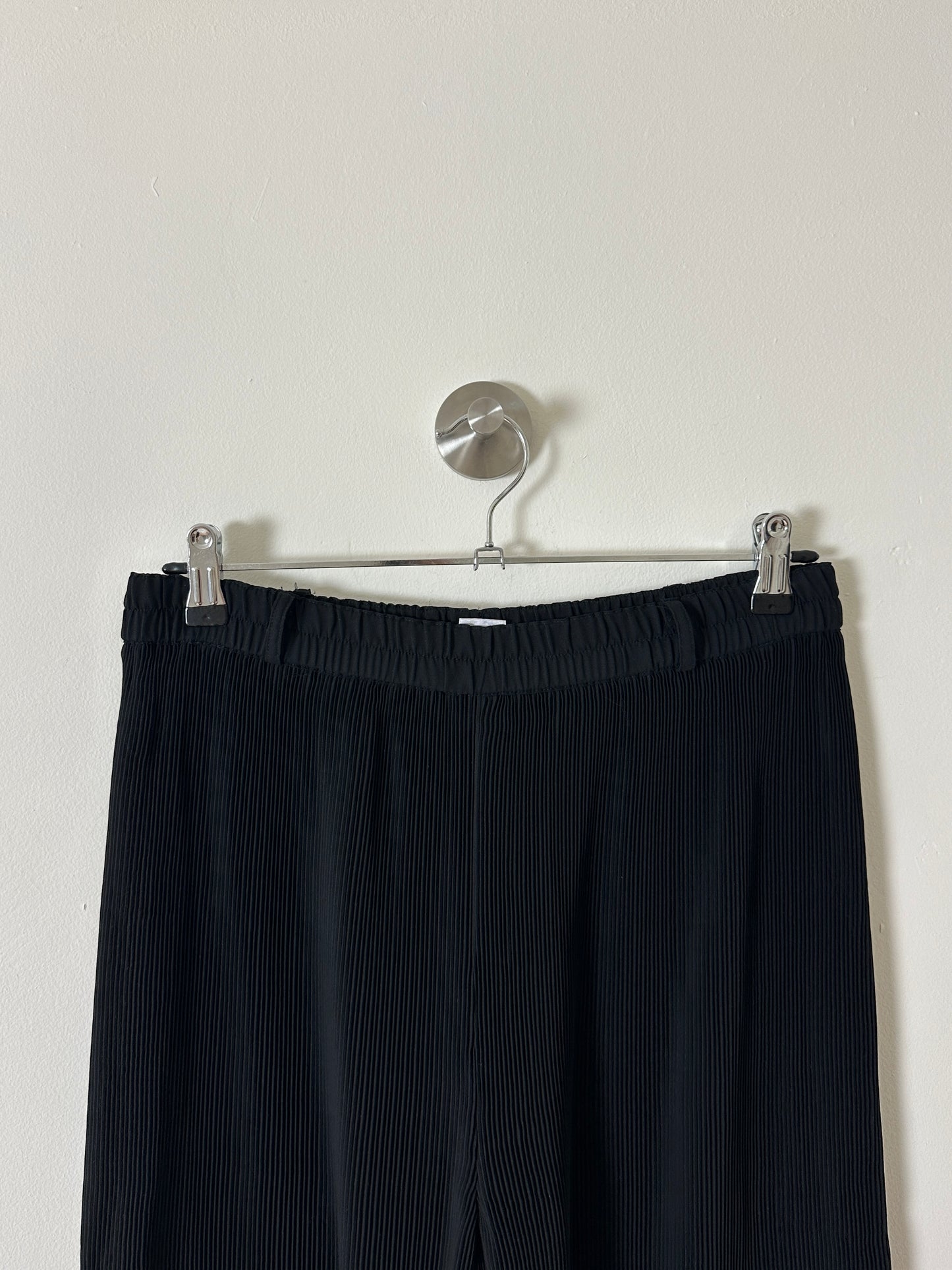 pleated culotte | Black