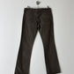 Low waist bootleg denim | Soft brown