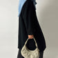 Leather shoulder bag | Stone