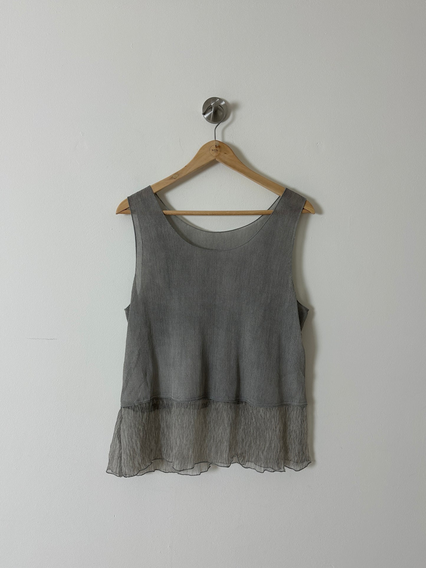 Sheer top | Grey