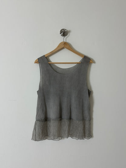 Sheer top | Grey