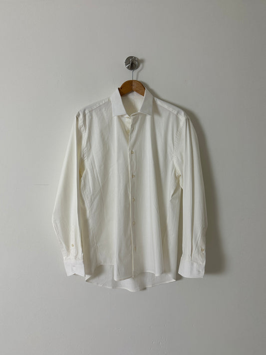 Classic cotton shirt | Cream white