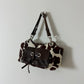 Cow leather shoulder bag | Brown