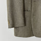 Oversized woven blazer | Beige / black