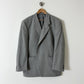 Oversized wool blend blazer | Grey