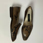 Leather loafers | Snake