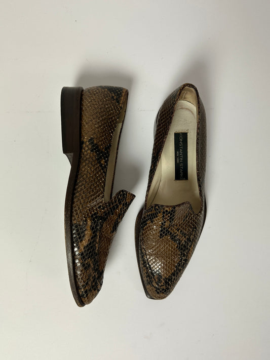 Leather loafers | Snake