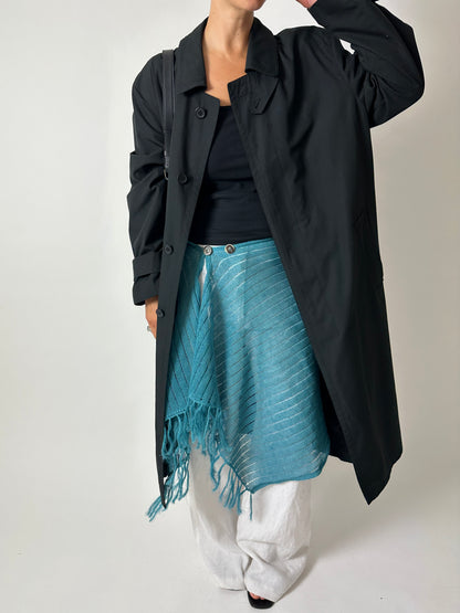 Oversized trench coat | Black