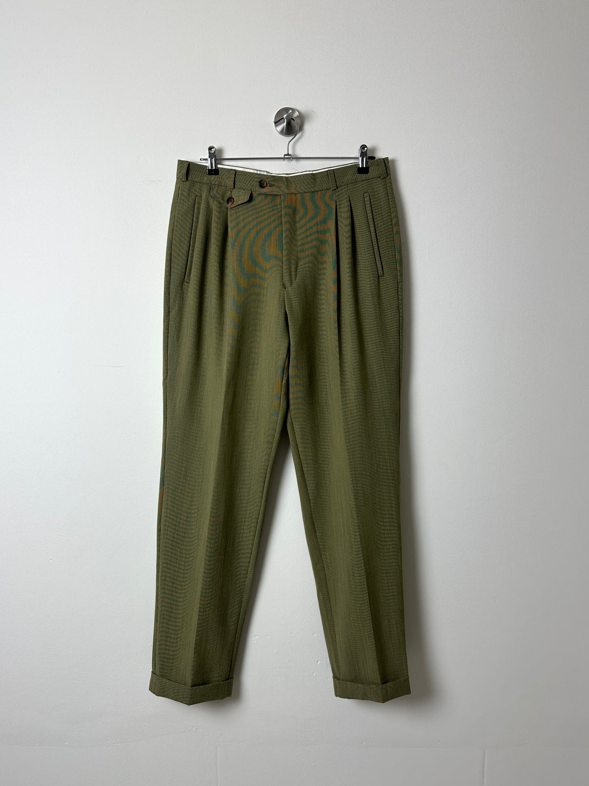 Tailored trousers | Olive green