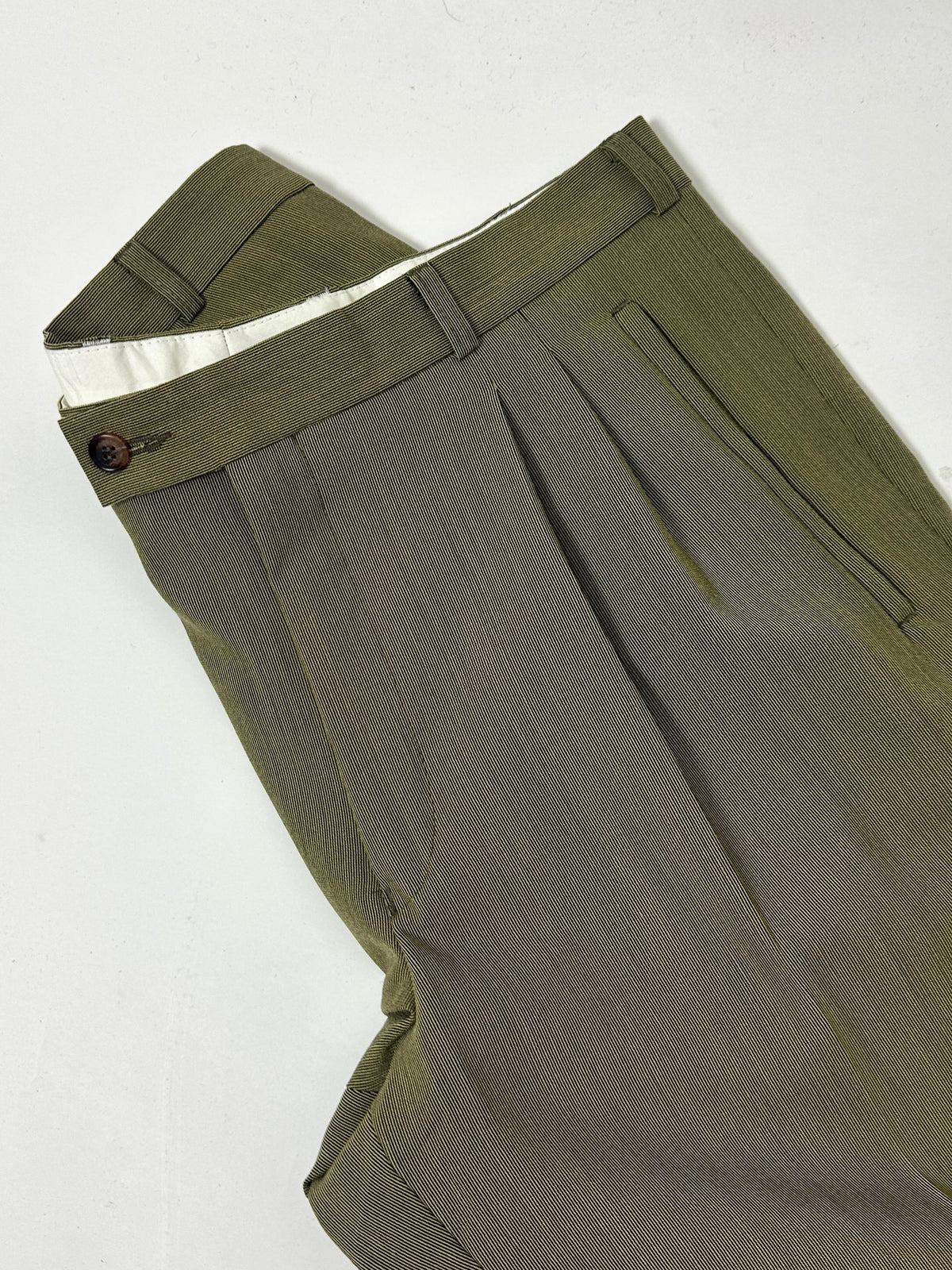 Tailored trousers | Olive green