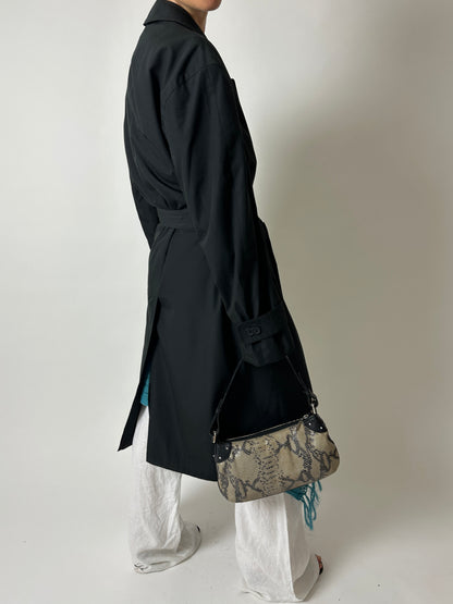 Oversized trench coat | Black
