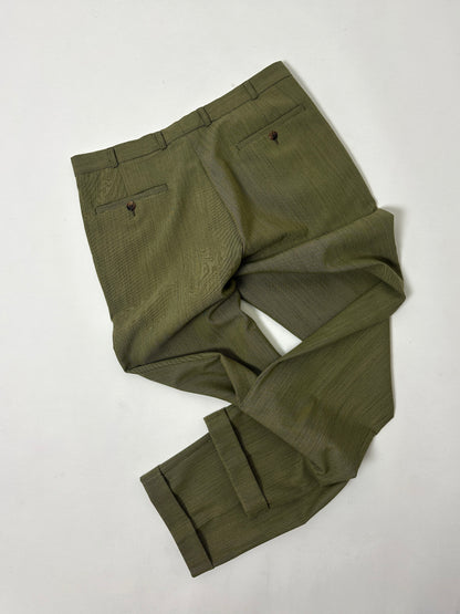 Tailored trousers | Olive green
