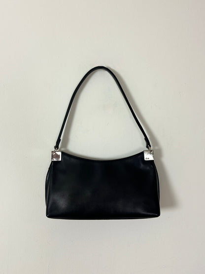 Leather shoulder bag | Black