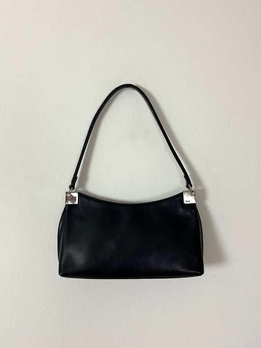 Leather shoulder bag | Black