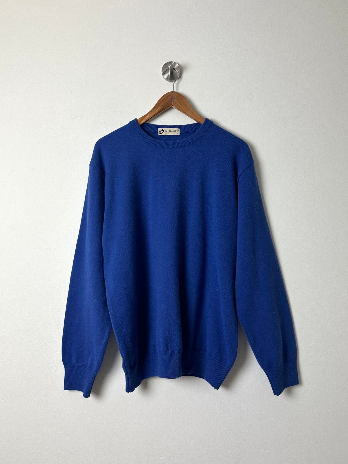 Crew neck sweater | Bright blue