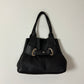Leather shoulder bag | Dark Brown