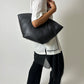 Leather shoulder bag | Black