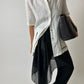 Linen detailed shirt | Off white