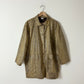 coated snake jacket | Beige