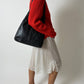 Lace slip skirt | Off white