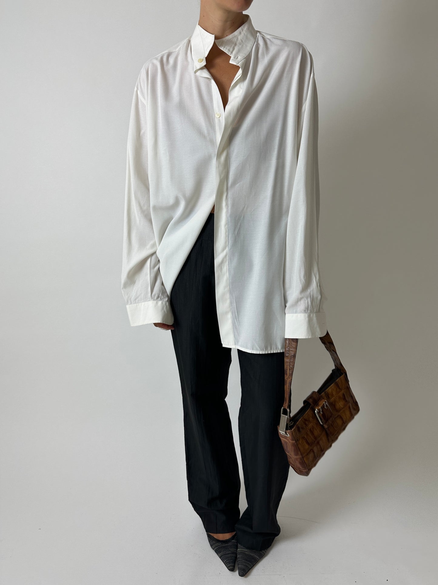 Tuxedo collar shirt | Off-White