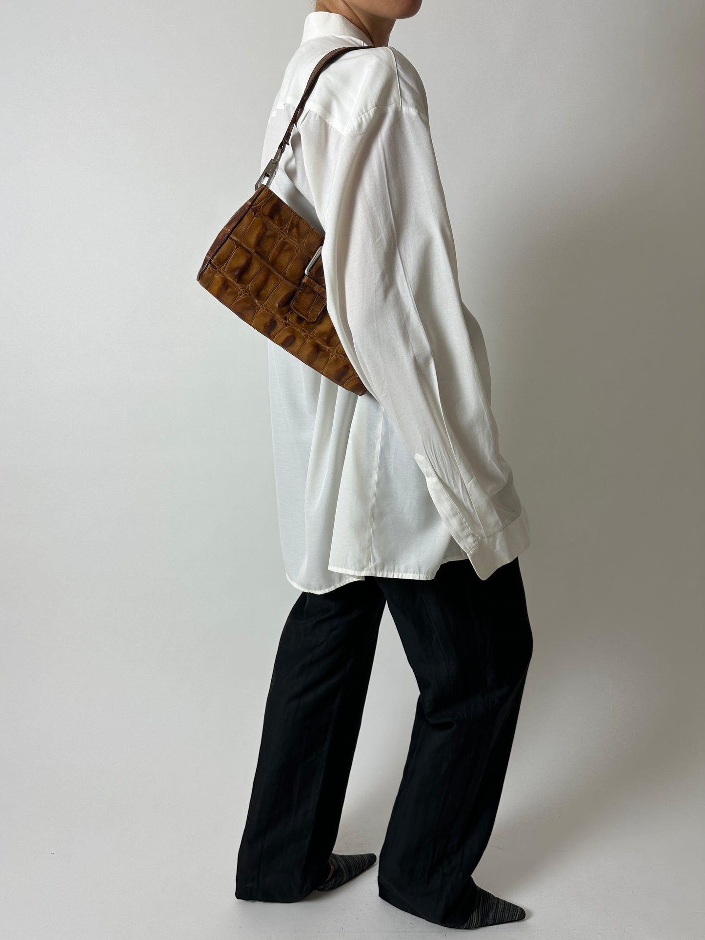 Tuxedo collar shirt | Off-White