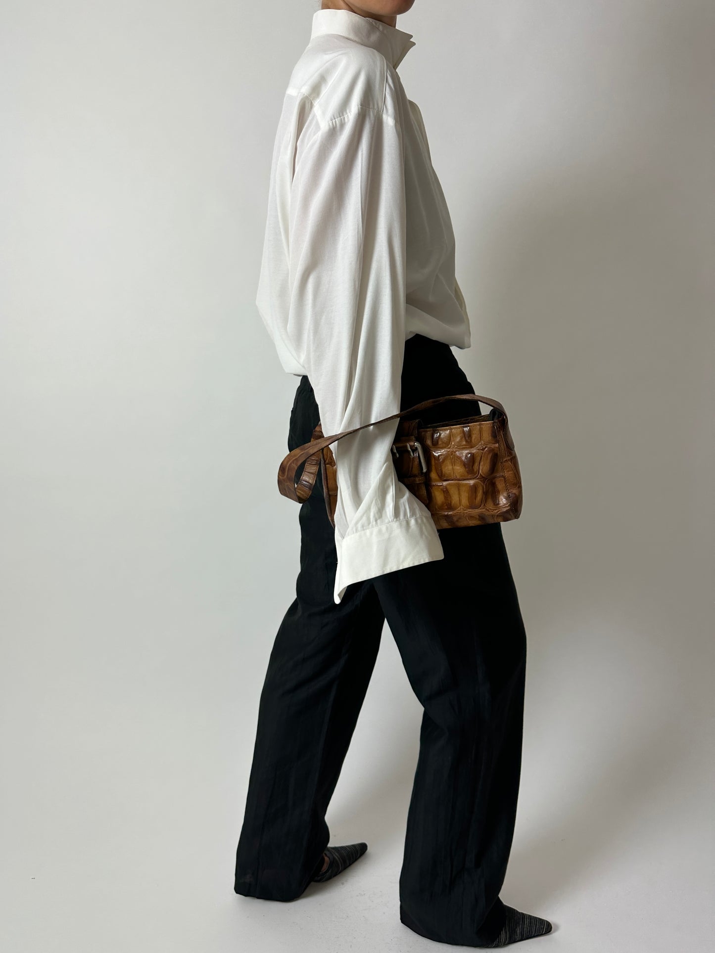 Tuxedo collar shirt | Off-White