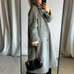Long wool coat | Grey
