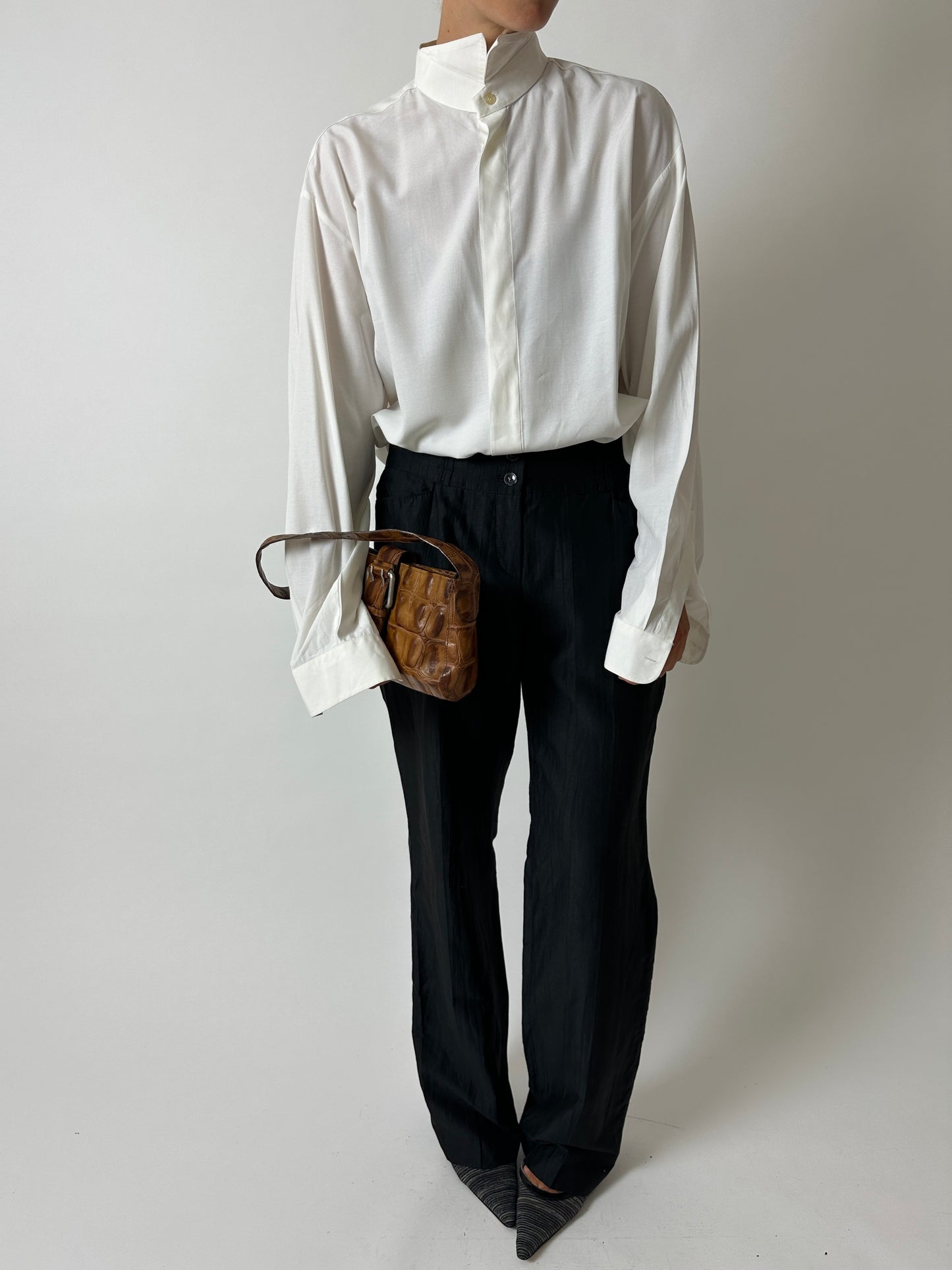 Tuxedo collar shirt | Off-White