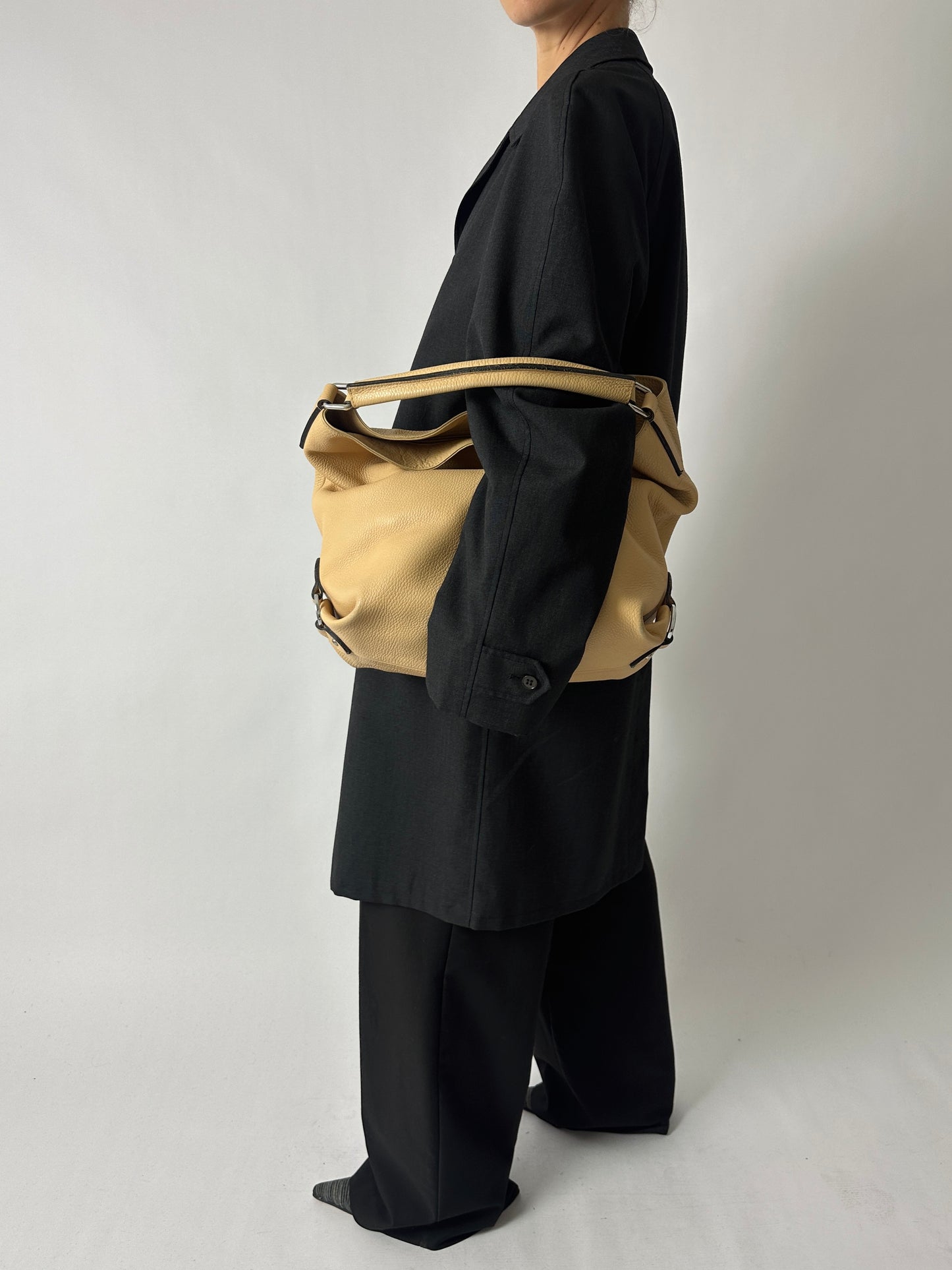 Wool blend Mac coat | Dark grey