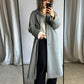 Long wool coat | Grey